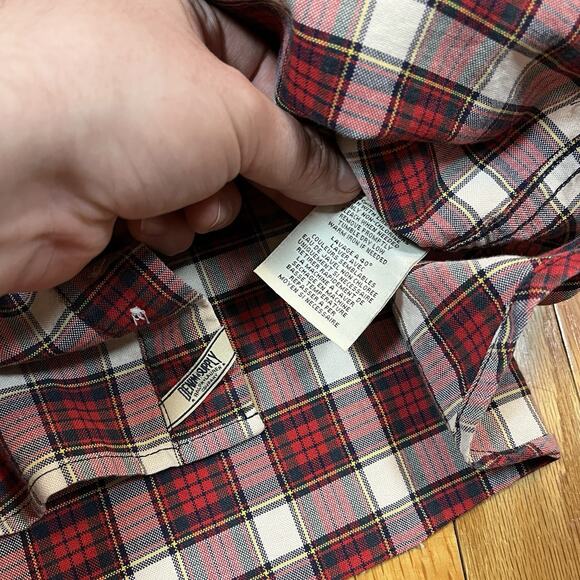 Denim & Supply Lot of 2 Mens Large Plaid ButtonDown Shirt Ralph Lauren Green Red - Picture 14 of 15